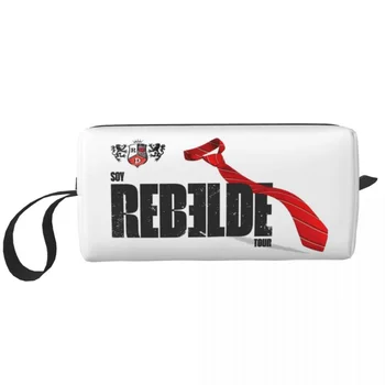 Логотип Soy Rebelde Tour, косметичка RBD, Водонепроницаемая косметичка, Дорожная сумка для туалетных принадлежностей, Органайзер, кошелек для хранения Большой емкости