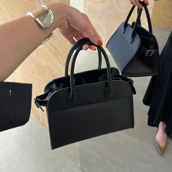 Модная женская сумка-тоут большой емкости для пригородных поездок, сумки через плечо из натуральной кожи, сумки на молнии, простая универсальная сумка