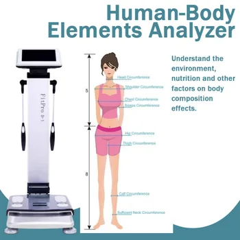 Скульптура тела Gs6.5B Цифровой анализатор тела Машина для тестирования жира Устройство для анализа состава здоровья Bia Импеданс Косметическое оборудование