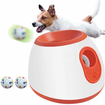 Метатель мяча для собак, интерактивная игрушка для щенков, прочная игрушка для собак, бросающая мяч в помещении или на улице, Автоматический метатель мяча для собак