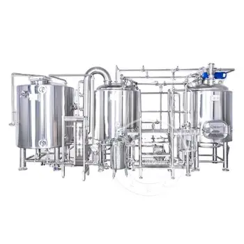 Оборудование для пивоварения пива объемом 500 л, варочный цех с 2 резервуарами, система пивоварения с электрическим подогревом, 304 резервуара с индивидуальными конфигурациями
