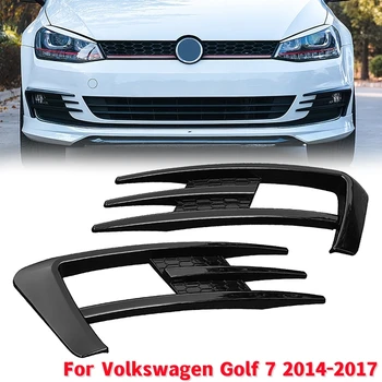1 пара автомобильных передних противотуманных фар Ветрозащитный нож для бровей Модификация переднего воздушного ножа Аксессуары для Volkswagen Golf 7 2014-2017