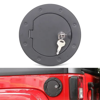 Запирающаяся крышка топливной горловины бензобака с ключом Автомобильные Аксессуары для Jeep Wrangler JK 2007-2017