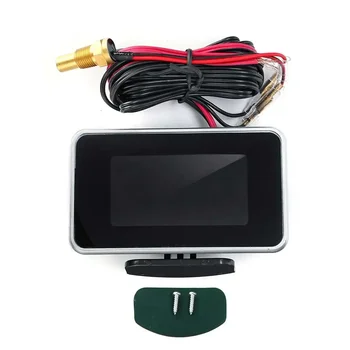 Автомобильный ЖК-цифровой дисплей 2в1 12В 24В, измеритель напряжения, давления, температуры воды с зуммером M10