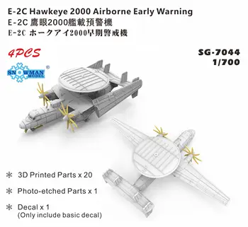 Снеговик SG-7044 в масштабе 1/700 E-2C Hawkeye 2000 Airborne Early Warning