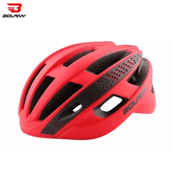 Велосипедный шлем BOLANY, велосипедный шлем для велоспорта, сверхлегкий Цельнолитый велосипед, Горная дорога, MTB, Мужское велосипедное снаряжение, Велосипедный шлем