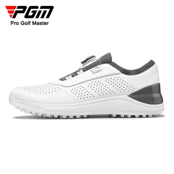 Профессиональные кроссовки для гольфа PGM Мужская обувь для гольфа Дышащие Летние кроссовки для прогулок по траве Обувь для бизнеса и отдыха XZ264