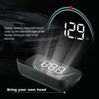 Универсальный Автоматический Спидометр KMH/KPM Зеркало G3 GPS HUD Головной дисплей Автомобильный Проектор скорости Совместим со всеми автомобилями Грузовик Транспортное средство