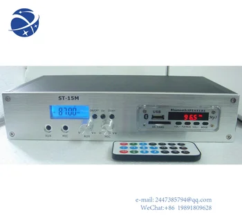 Yun YiST-15M 1,5 Вт/15 Вт PLL стерео FM-передатчик 87 ~ 108 МГЦ хост mp3 Пульт Дистанционного управления