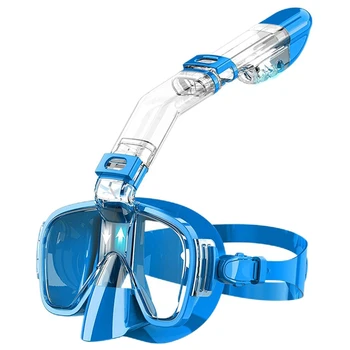 Складной чехол для подводного плавания с трубкой с системой Dry Top и креплением для камеры, профессиональное снаряжение для подводного плавания для детей