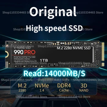 Оригинальный высокоскоростной Твердотельный Накопитель M2 NVME SSD 1 ТБ 2 ТБ 4 ТБ Внутренний Твердотельный Накопитель M.2 PCIe 5.0X4 Жесткий Диск для Настольного ноутбука PS5 PS4
