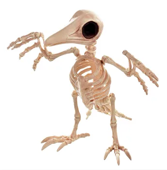 Высококачественный Скелет Ворон Crow Skeleton Bones для Horror Halloween Party Bar Home Decor Decoration Аксессуары Украшения