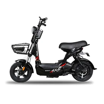 Автомобильный педальный скутер с двойной батареей 48 В для взрослых с корзиной Электрический велосипед