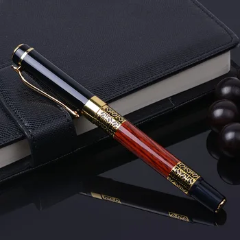 Высококачественная Цельнометаллическая Шариковая Ручка с роликом для офисных деловых Людей, ручка для письма для подписи, Канцелярские Принадлежности для школьников