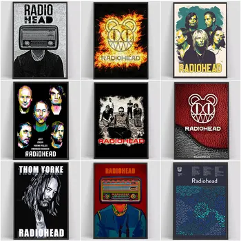 Абстрактная Классическая Рок-Музыка Radiohead Компьютерный Плакат Холст Живопись Современная Настенная Художественная Картина Для Семейной Гостиной Домашнего Декора