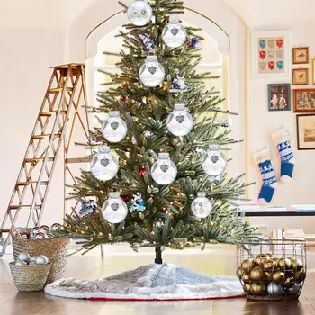 Значимое рождественское украшение, Рождественский шар из перьев, Искренняя дань Небесному Дереву, подвесная подвеска для дома