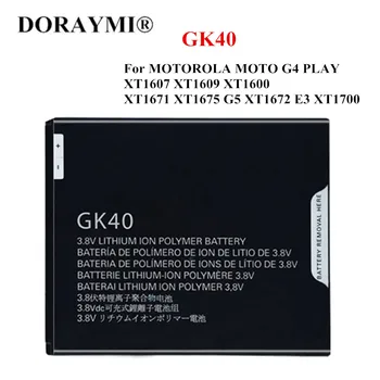 Новый 2800 мАч GK40 Аккумулятор для Motorola Moto G4 Play XT1600 XT1607 XT1609 MOT1609BAT Запасные Аккумуляторы Для Телефонов